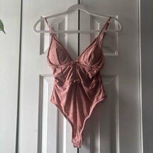 Pink Polka Dot Bodysuit